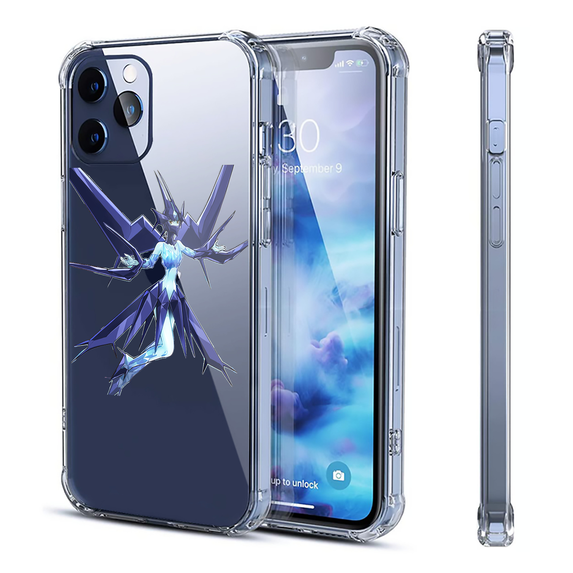 （画像用） 遊☆戯☆王 Yu-Gi-Oh! 【iPhone 12シリーズ対応】透明スマホケース（クリアソフトケース）